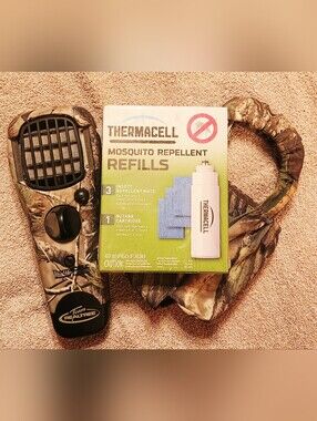 Thermacell Mosquito Repellent Device with Refill Pack and Camo Holster